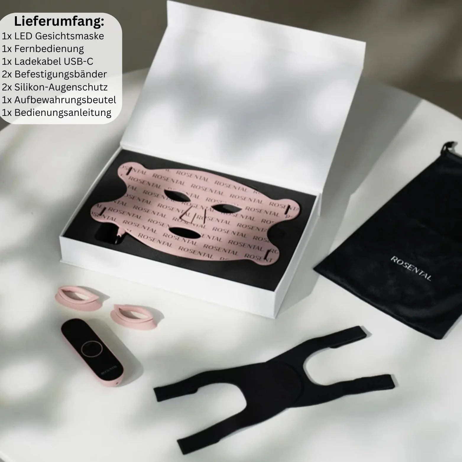 LED Маска Rosental Organics для лица – профессиональная световая терапия для замедления старения, фото №6