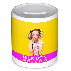 Скарбничка Kiwistar керамічна персоналізована з фото та текстом - Фото 1