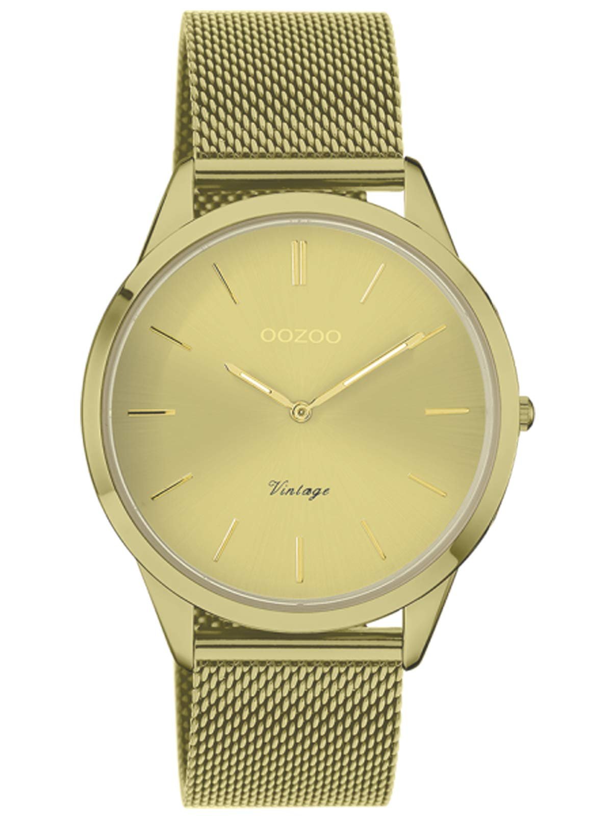 Женские часы Oozoo Vintage Золотой Sun 38 мм Золотой, фото №1 Женские часы Oozoo Vintage Золотой Sun 38 мм Золотой, фото №1