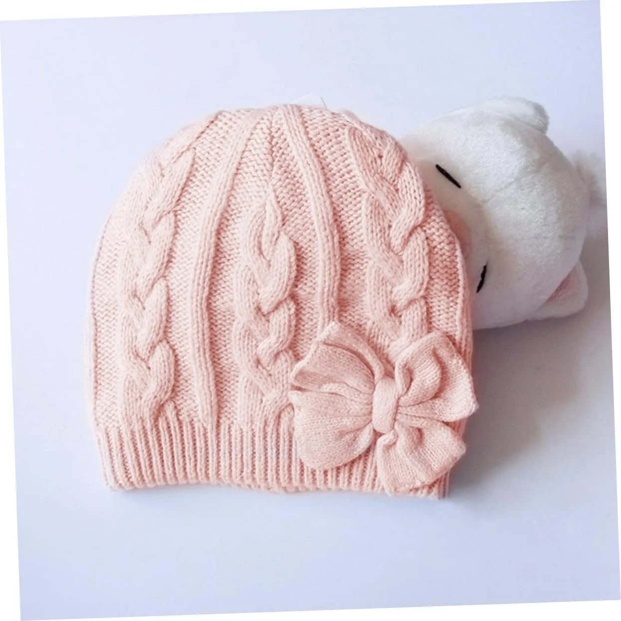 Шапка PACKOVE для хлопчиків та дівчаток з бантом, фото №3