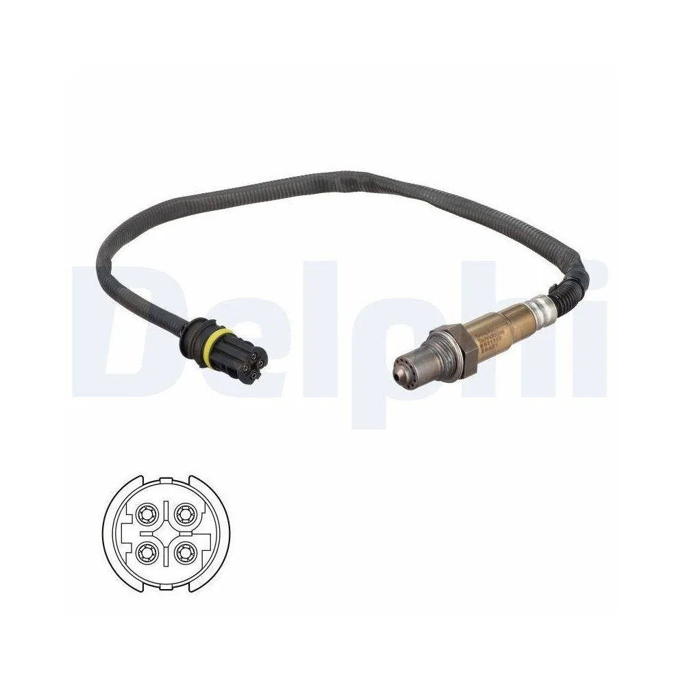 Лямбда-зонд DELPHI ES21190-12B1 для BMW до катализатора после катализатора, фото №1