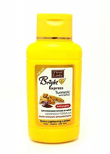 Лосьон для тела Bright Express Куркума и Шафран для дополнительного отбеливания кожи 500 мл Антисептик - Фото 1