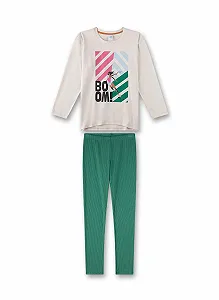 Комплект пижамы Sanetta для девочек - Фото 1