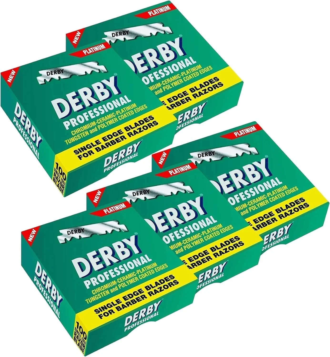 Лезвия для бритвы Shaving Factory Derby 500 шт., фото №1