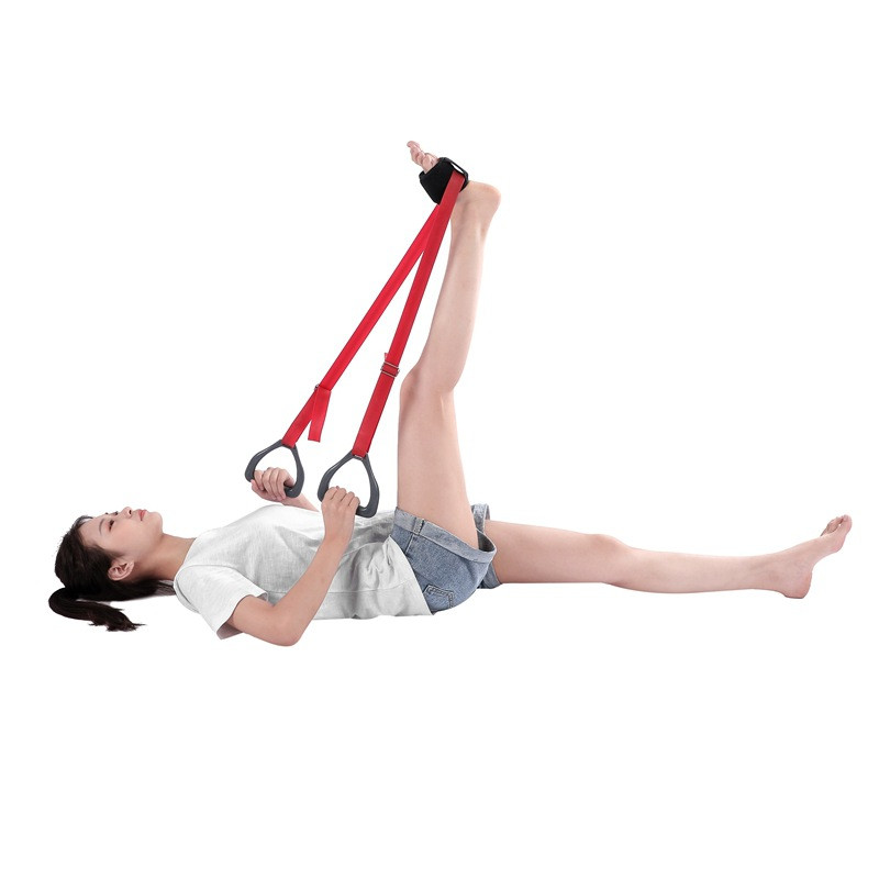Еластичний тренувальний пояс для розтягування ніг реабілітація інсульту Lesko 150 см Червоний (10761-58269), фото №6 Еластичний тренувальний пояс для розтягування ніг реабілітація інсульту Lesko 150 см Червоний (10761-58269), фото №6