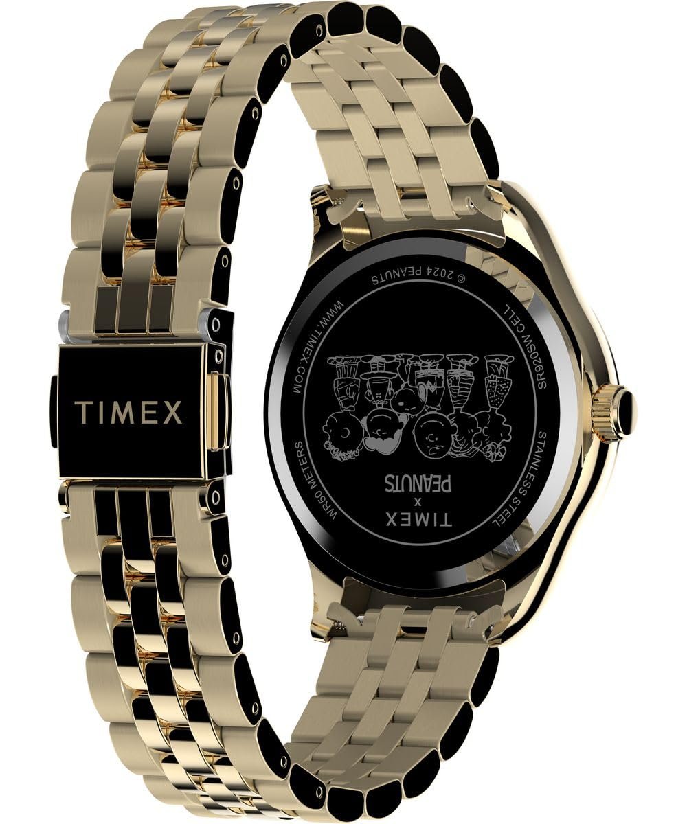 Жіночий аналоговий кварцовий годинник Timex Peanuts Legacy TW2W78700-AMZUK, золотий, фото №2
