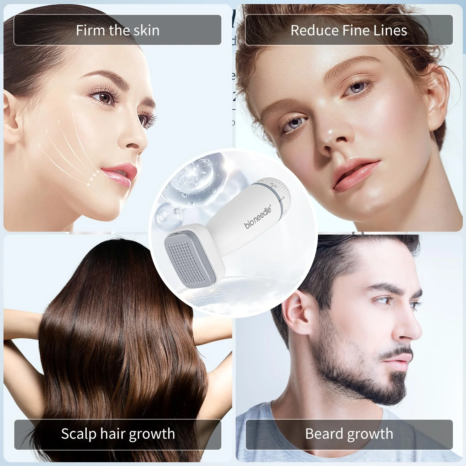 Дерма-штамп BIO120 для мікронідлінгу, регульований 0-2.0 мм, професійний, фото №6