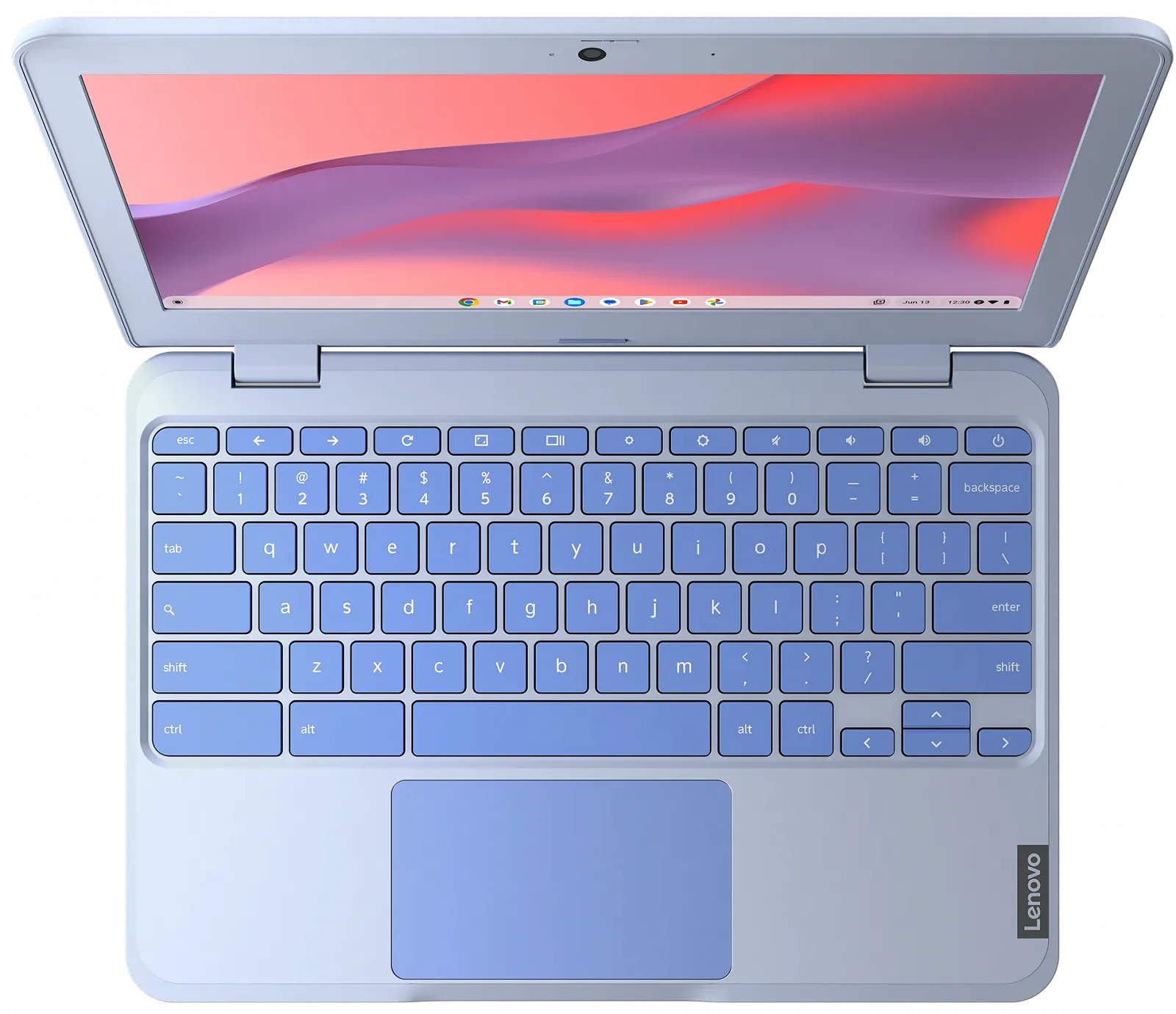 Ноутбук 11.6" Lenovo IdeaPad Slim 3 Chromebook 11IJL9 Intel Celeron N4500 RAM 4GB eMMC 64GB 11год батарея ChromeOS (UKR), фото №2
