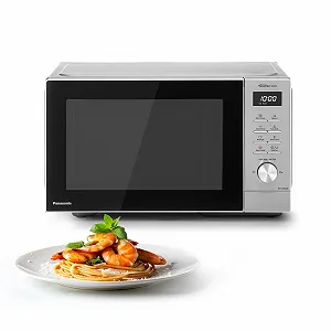 Микроволновая печь Panasonic NN-SD36QSEPG Solo 29 л 1000 Вт авторазморозка 11 автоматических программ таймер серебристая - Фото 1
