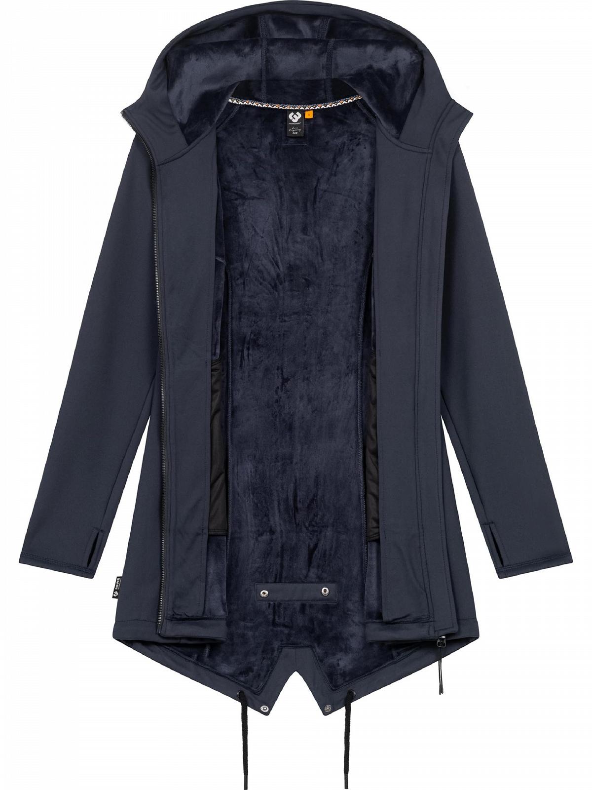 Коротка куртка софтшелл Ragwear Wingi YOUMODO Жіноча з дуже теплою флісовою підкладкою, фото №5