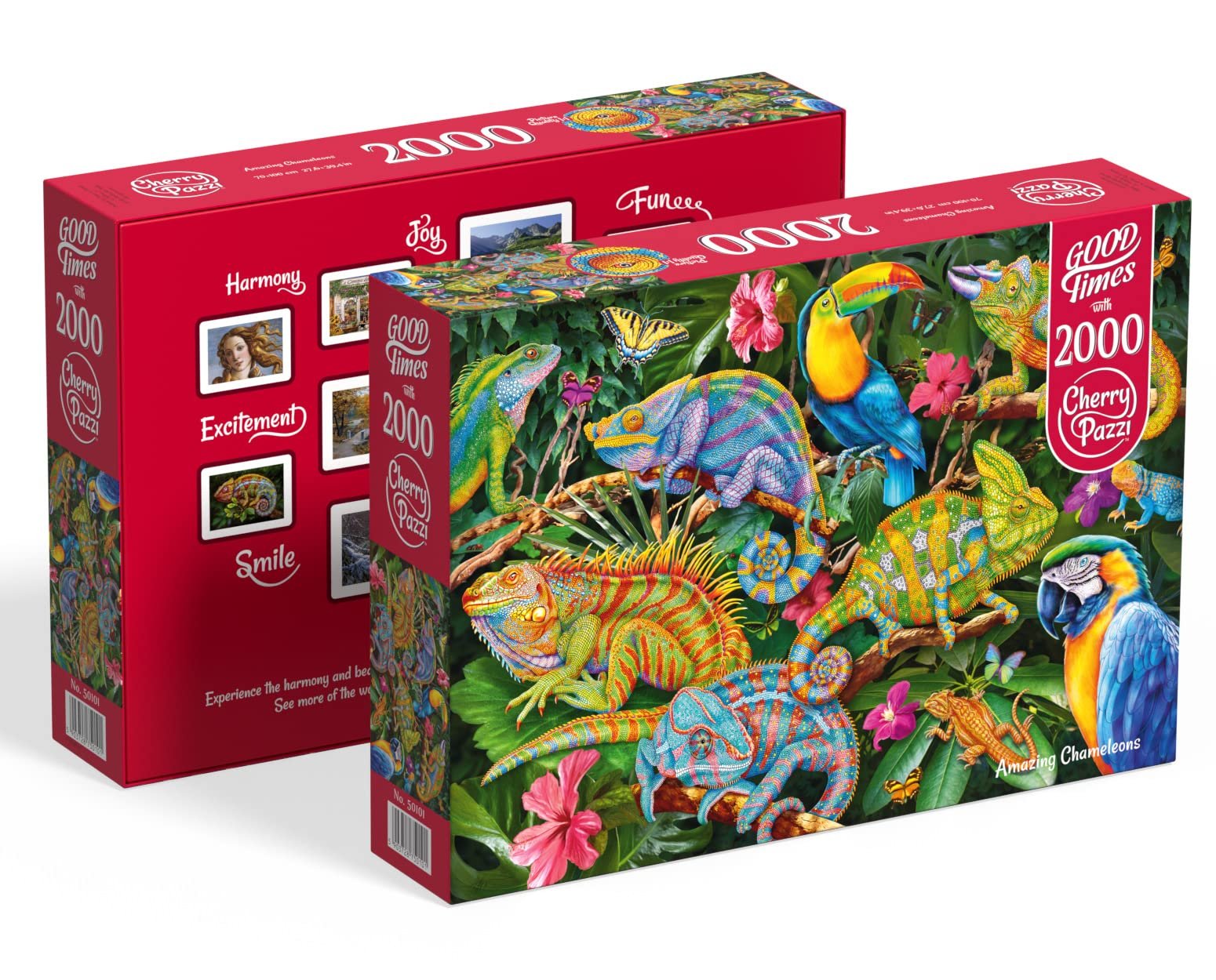 Пазл Caméléons étonnants 2000 елементів для дорослих та підлітків, фото №2