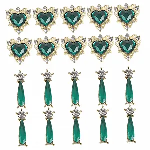 Украшение для ногтей Сплав Плоский Нерегулярный Подвески для ногтей для маникюра Женщины Аксессуары для ногтей на Хэллоуин, 20 шт - Фото 1