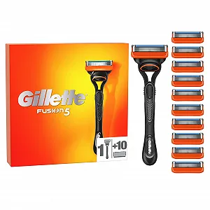 Бритва Gillette Fusion 5 мужская + 11 сменных кассет с 5 лезвиями - Фото 1