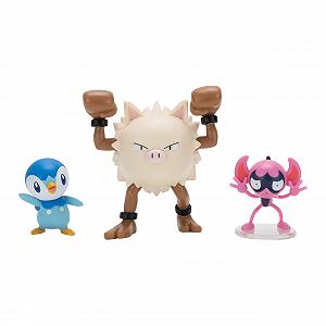 Набор боевых фигурок Pokémon Bähmon, Plinfa, Rasaff - Фото 1