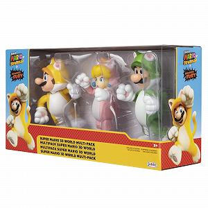 Фігурки Nintendo Super Mario 3D World Cat Набір з 3, 10 см synthetic.ua - Фото 1
