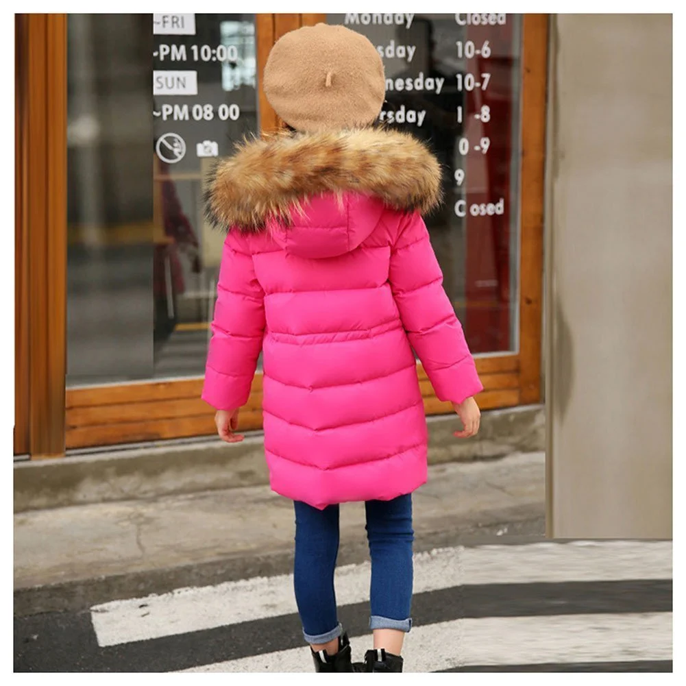 Wulide Детская Демисезонная куртка для девочек Зимняя куртка Пуховое пальто с капюшоном, фото №2