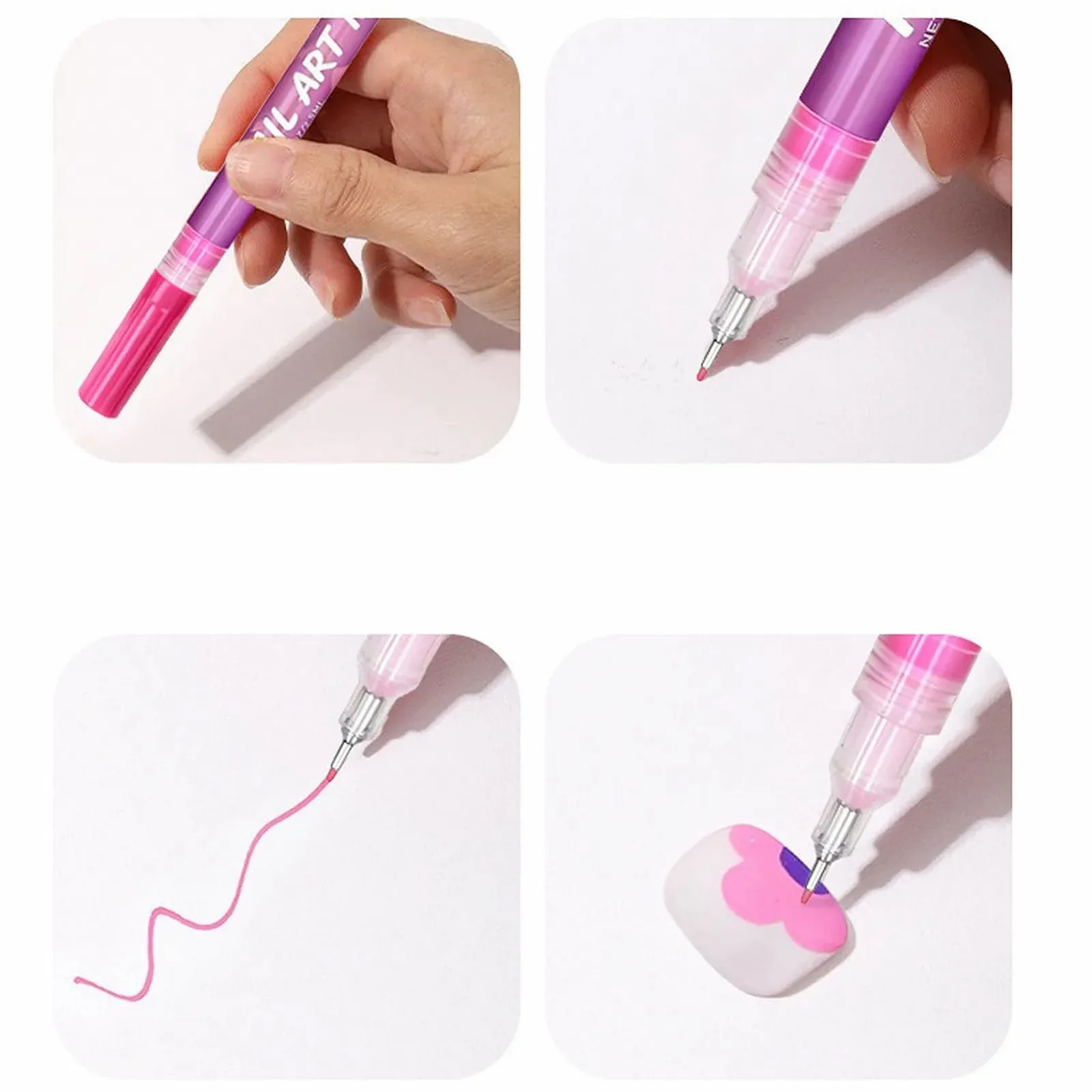 Маркери для лаку 12 кольорів DIY-Kunst Nail Markers, фото №6 Маркери для лаку 12 кольорів DIY-Kunst Nail Markers, фото №6