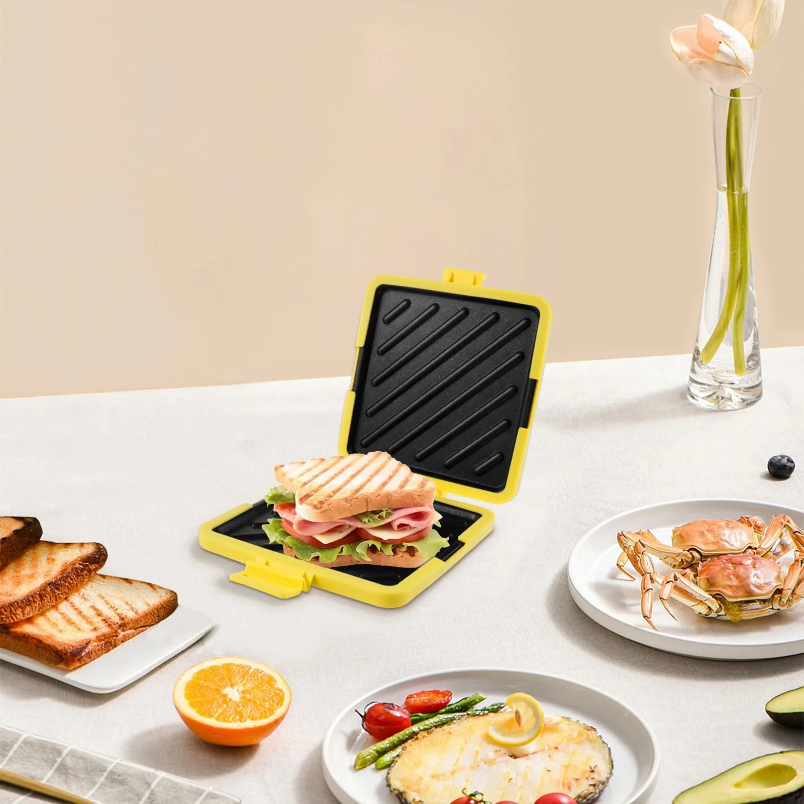 Сэндвичница для микроволновки Silicone Microwave для приготовления хрустящих сэндвичей, фото №7 Сэндвичница для микроволновки Silicone Microwave для приготовления хрустящих сэндвичей, фото №7