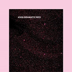 Гель-лак Pink Gellac 308 Dramatic Red, красный с блестками, 15 мл synthetic.ua - Фото 1