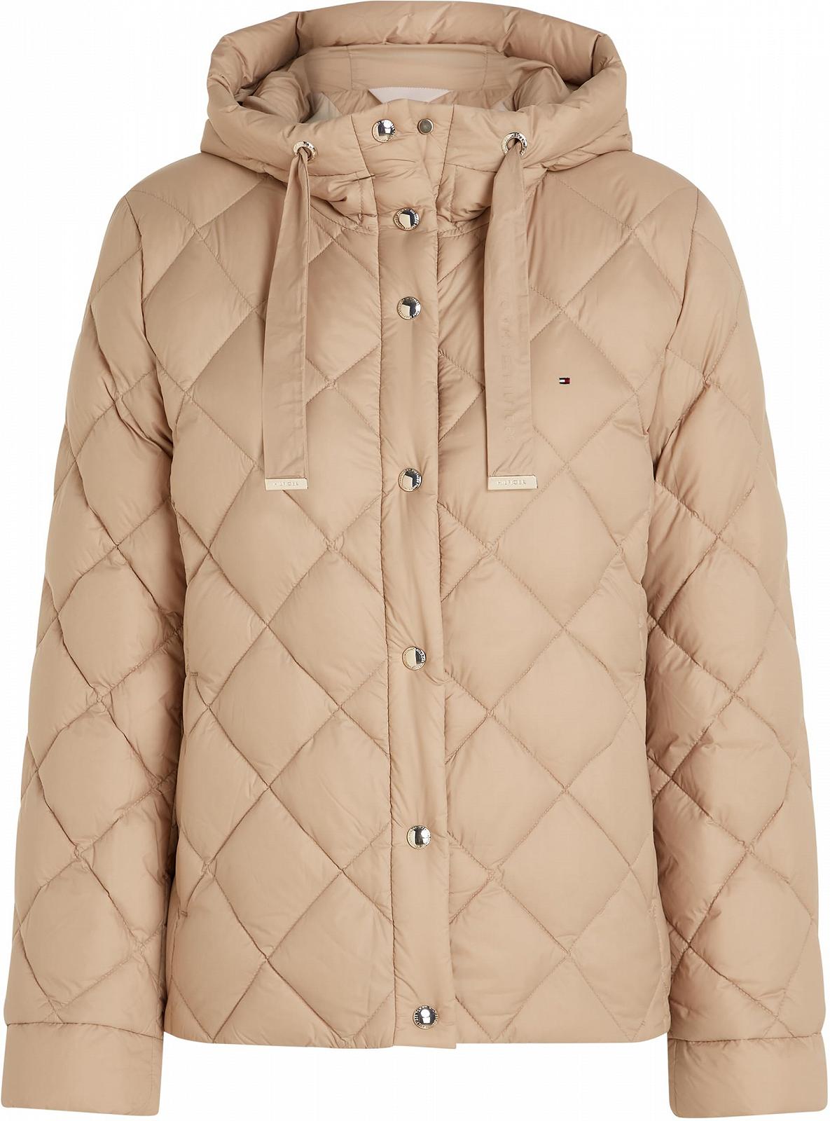 Пуховик Tommy Hilfiger Женский Классический Зимняя Куртка Стеганая, фото №5