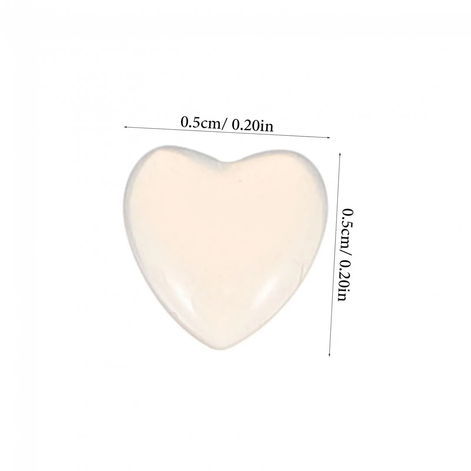 Украшения для ногтей Форма Сердца 100 шт. Блестящие украшения для маникюра, фото №9