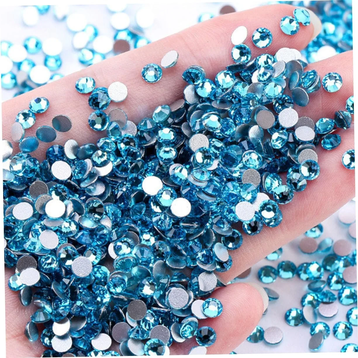 Стрази COHEALI 2880 шт. Плоскі стрази кришталеві прикраси для рукоділля, фото №7