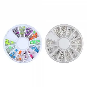 Декор для ногтей Металл Цвет серебро Морская серия, 2 шт - Фото 1