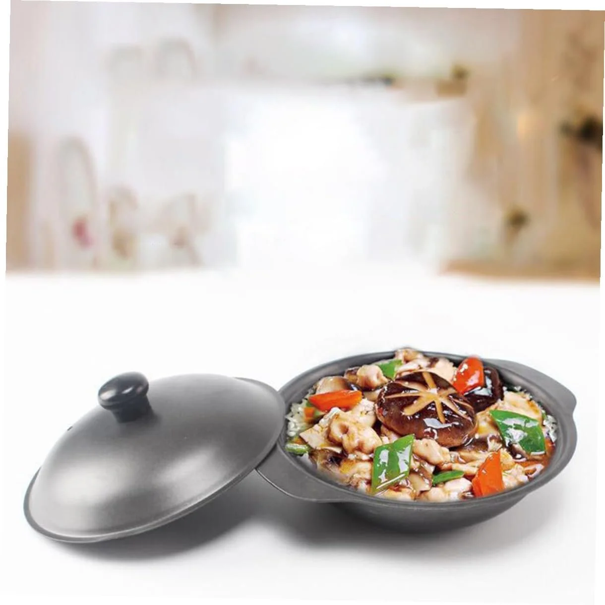 Кастрюля чугунная с крышкой термостойкая без покрытия, фото №8 Кастрюля чугунная с крышкой термостойкая без покрытия, фото №8