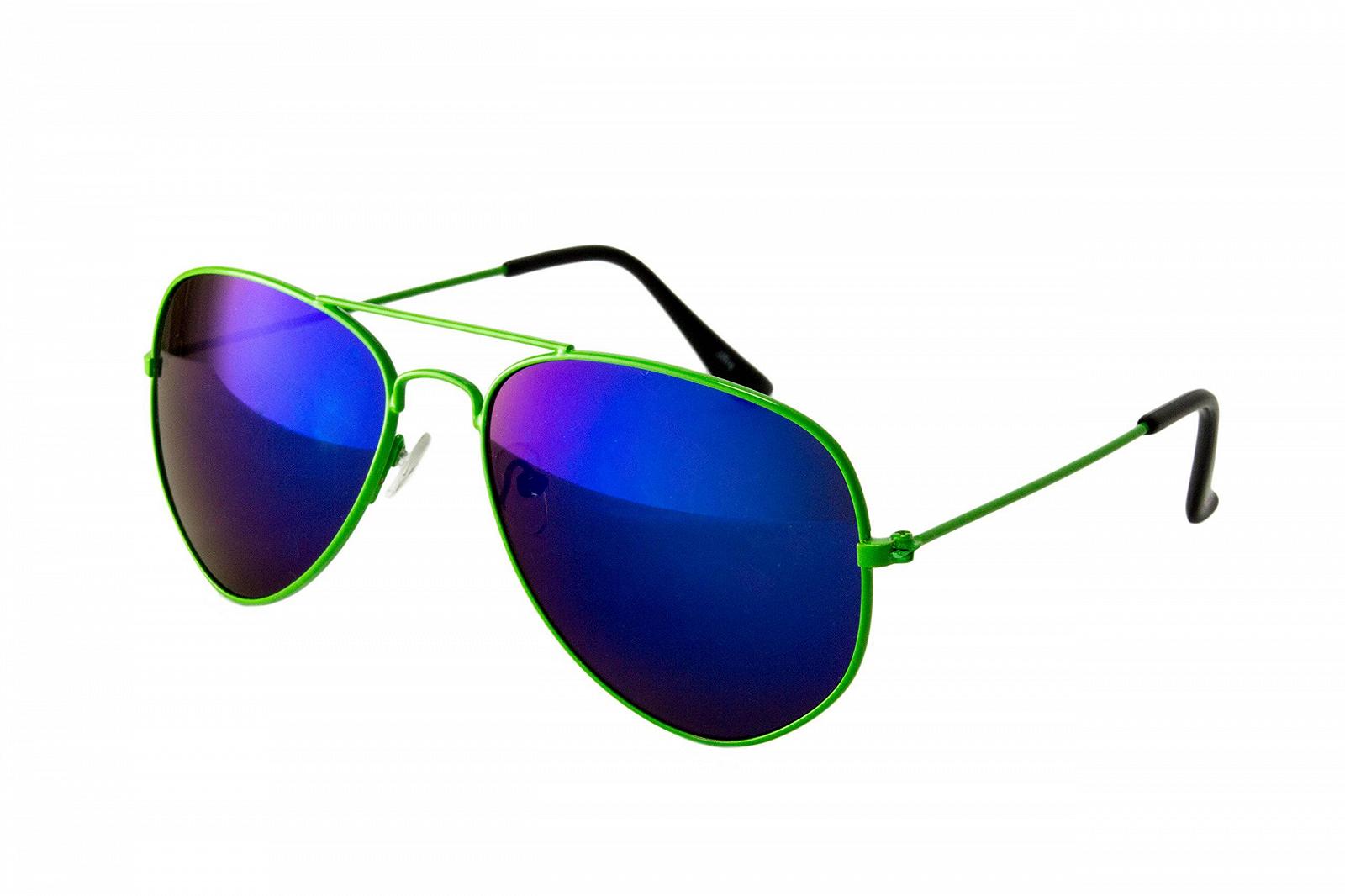Очки Авиаторы Ciffre Зеленый Синий Зеркальный, фото №1