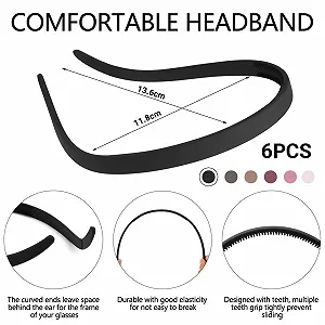 Обруч для волос для тех, кто носит очки, 6 штук synthetic.ua - Фото 1