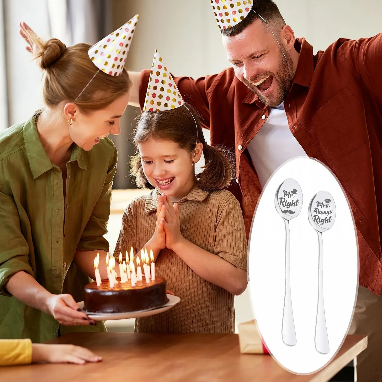 Набір ложок Mr and Mrs Smith, I Love You, фото №6