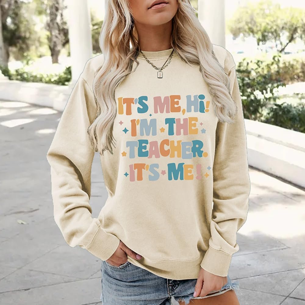 Світшот Hallo! Ich bin der Lehrer Es ist mir Друк різнокольоровими літерами, фото №2 Світшот Hallo! Ich bin der Lehrer Es ist mir Друк різнокольоровими літерами, фото №2