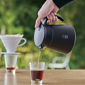 Сервер Hario V60 Heat Retention Stainless 800 Black VHS-80B synthetic.ua - Фото 1