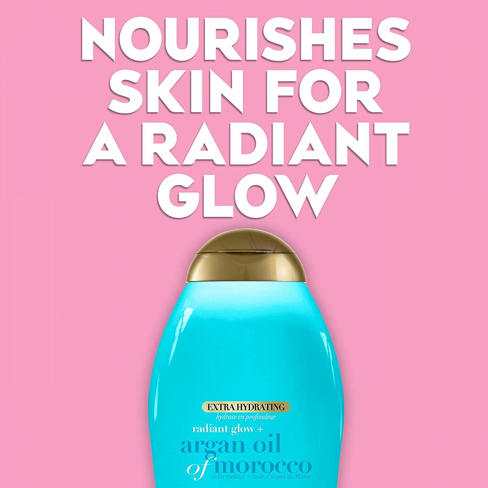 Гель для душу OGX Radiant Glow + Argan Oil Morocco екстразволожувальний 19.5 унцій, фото №3