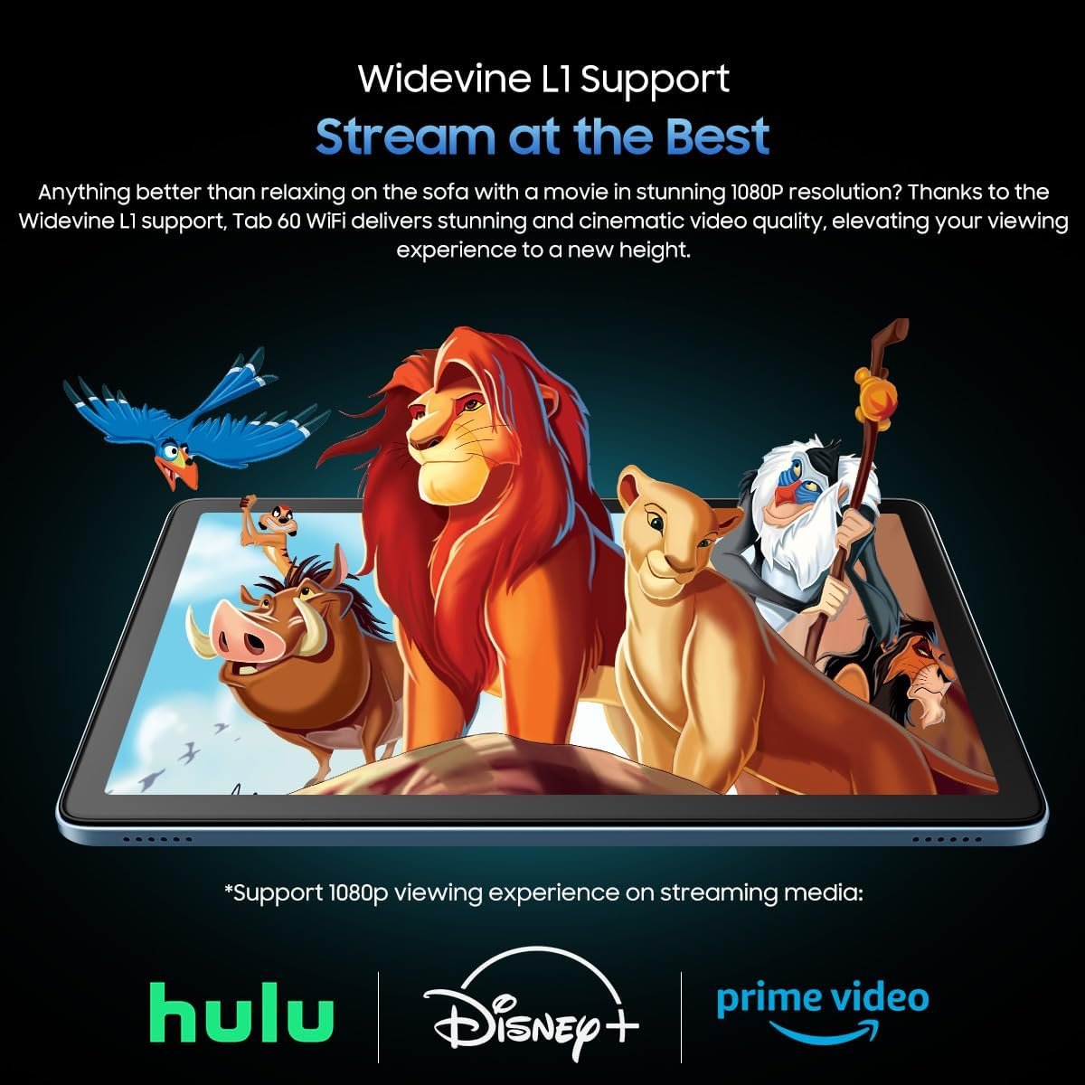 Планшет 10.1" Blackview Tab 60 Wi-Fi (4+8)/128Gb 8 ядер Android 14 5100 mAh Сірий, фото №4