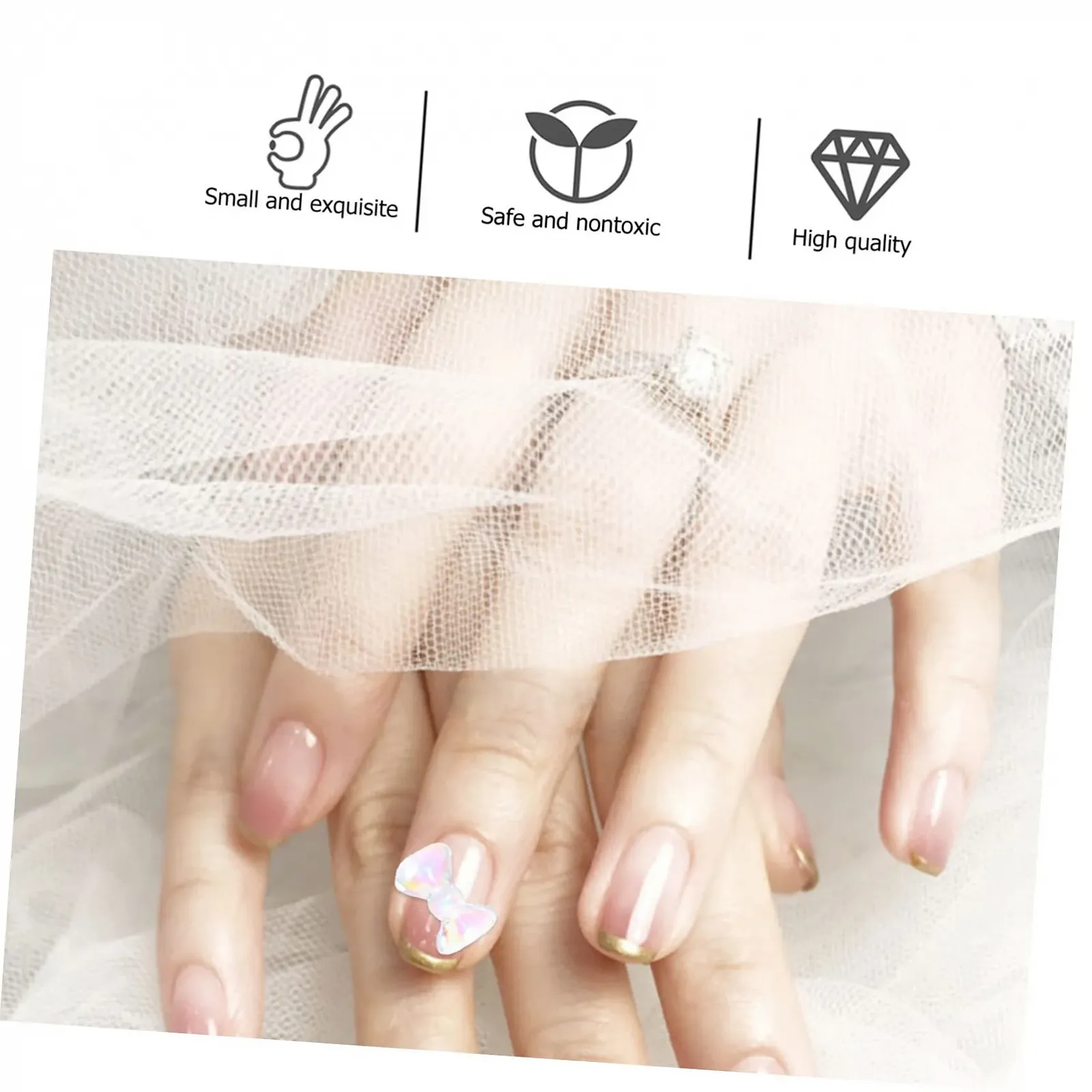 Аксессуары для ногтей Healeved 480 штук, драгоценные камни для ногтей, маникюр, украшения для мобильного телефона, акриловые подвески для ногтей, бабочки, кристаллы для украшения ногтей, фото №7