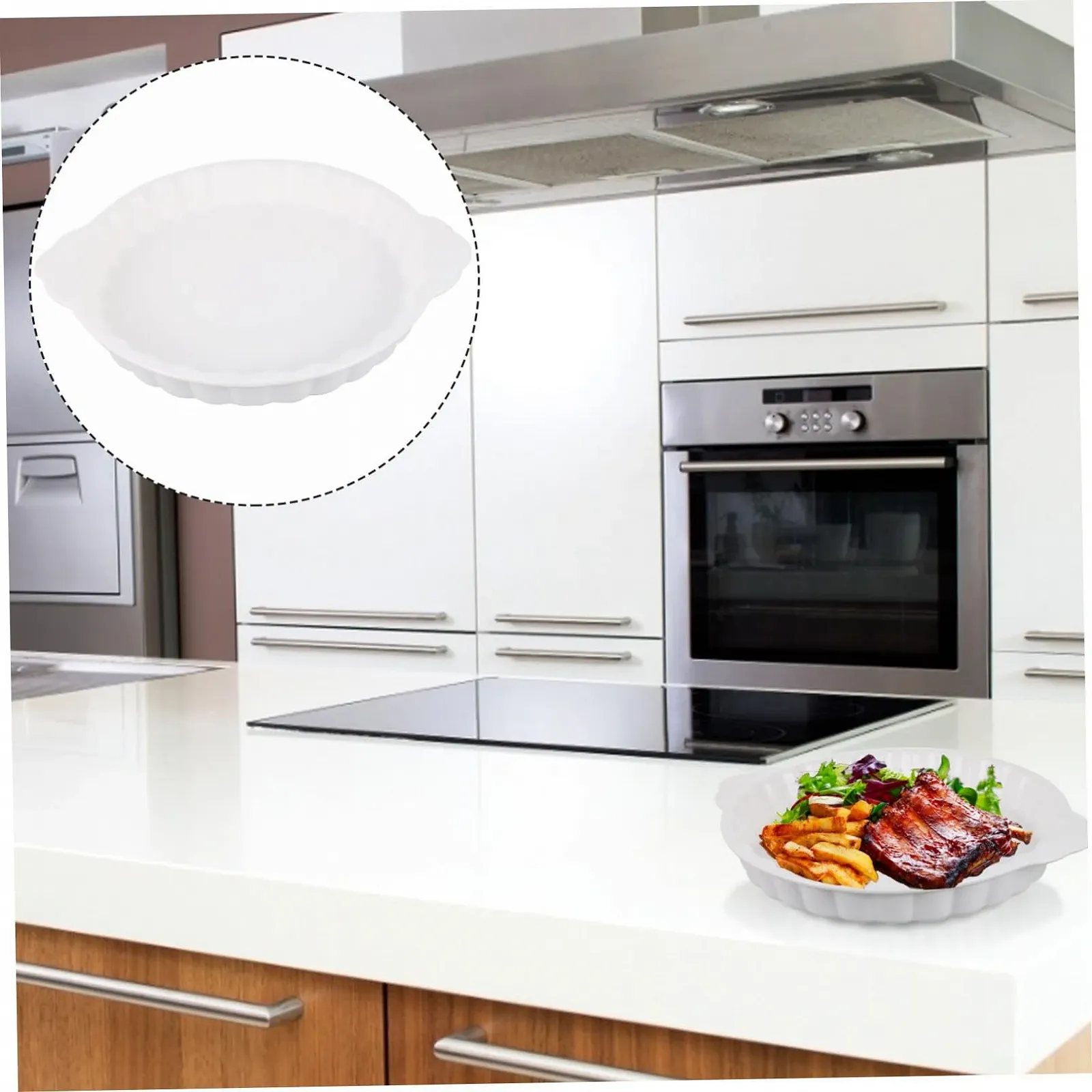 Противень для запекания керамический Retro с ручками, фото №7