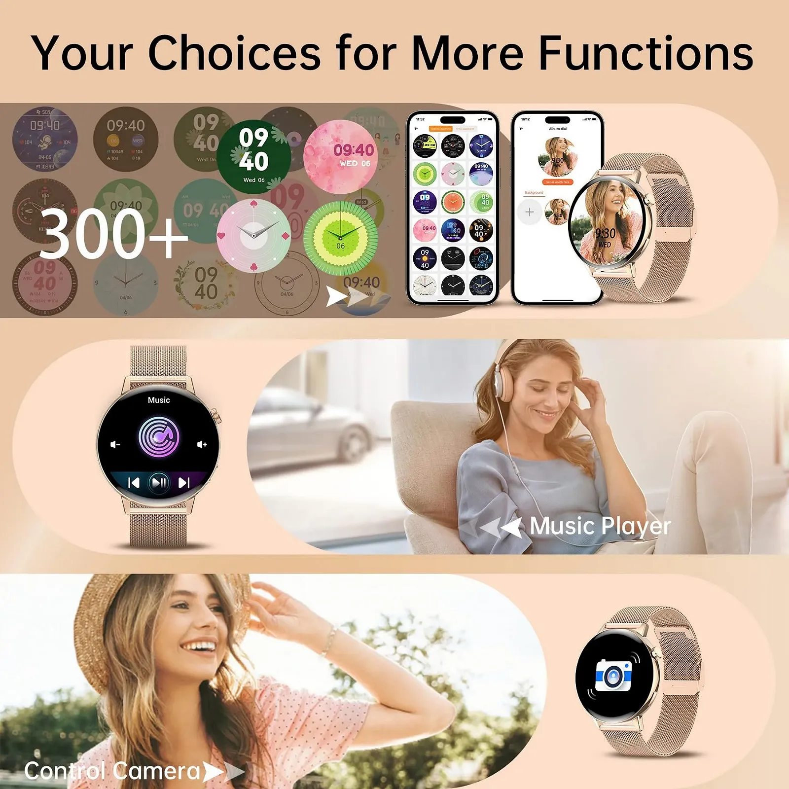 Смарт-часы Betatree Круглые Характеристики Черный, фото №4 Смарт-часы Betatree Круглые Характеристики Черный, фото №4