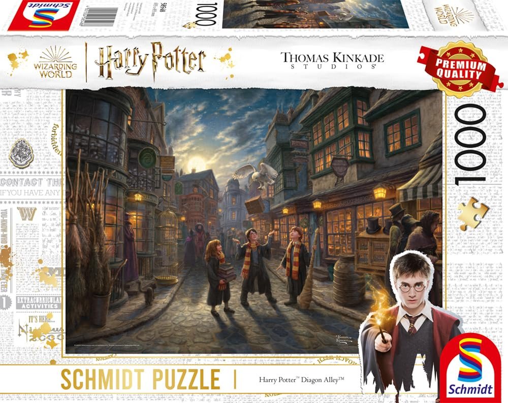 Пазл Schmidt Games Wizarding World Harry Potter Diagon Alley 1000 элементов, фото №4