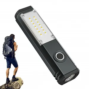 Компактный светодиодный фонарик Яркий фонарик Перезаряжаемый Маленький Высокая яркость Многофункциональный фонарик Портативный фонарик для кемпинга Пешего туризма и активного отдыха на природе - Фото 1