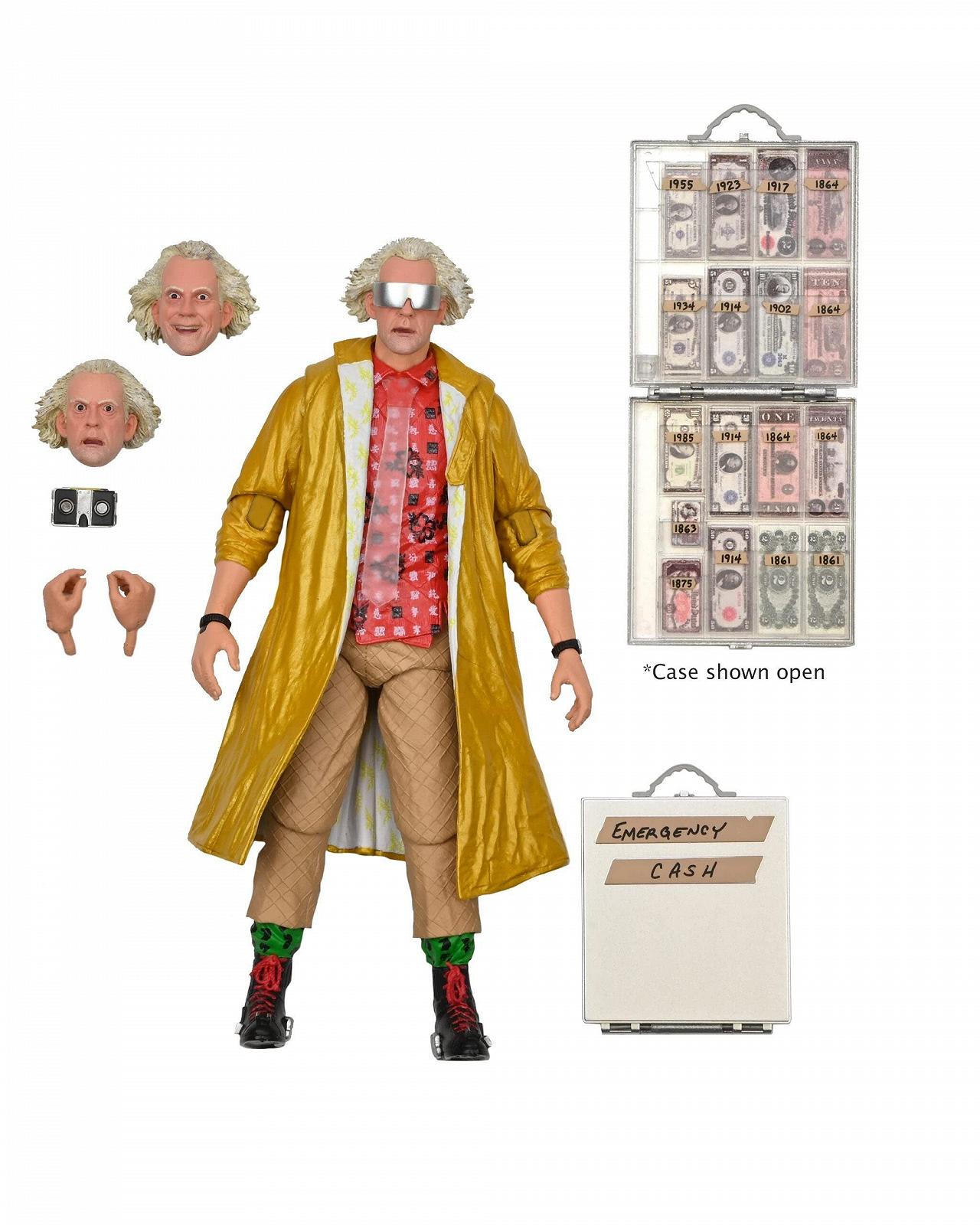Фігурка NECA Назад у майбутнє Ultimate Doc Brown 2015 18 см, фото №1