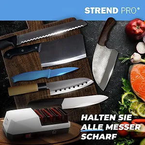 Електрична точилка для ножів STREND PRO 3-ступінчаста алмазна synthetic.ua - Фото 1