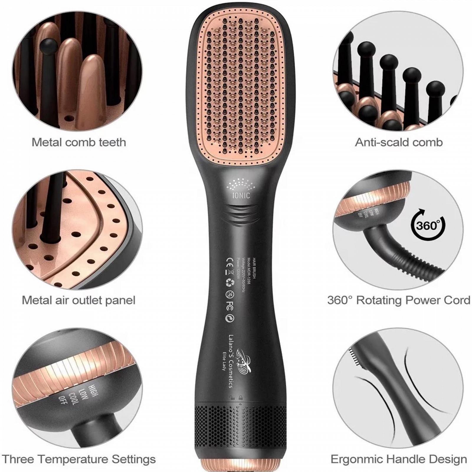 Фен-щітка Lalano`S Cosmetics 3-in-1 1200W Ceramic Ion, фото №3 Фен-щітка Lalano`S Cosmetics 3-in-1 1200W Ceramic Ion, фото №3