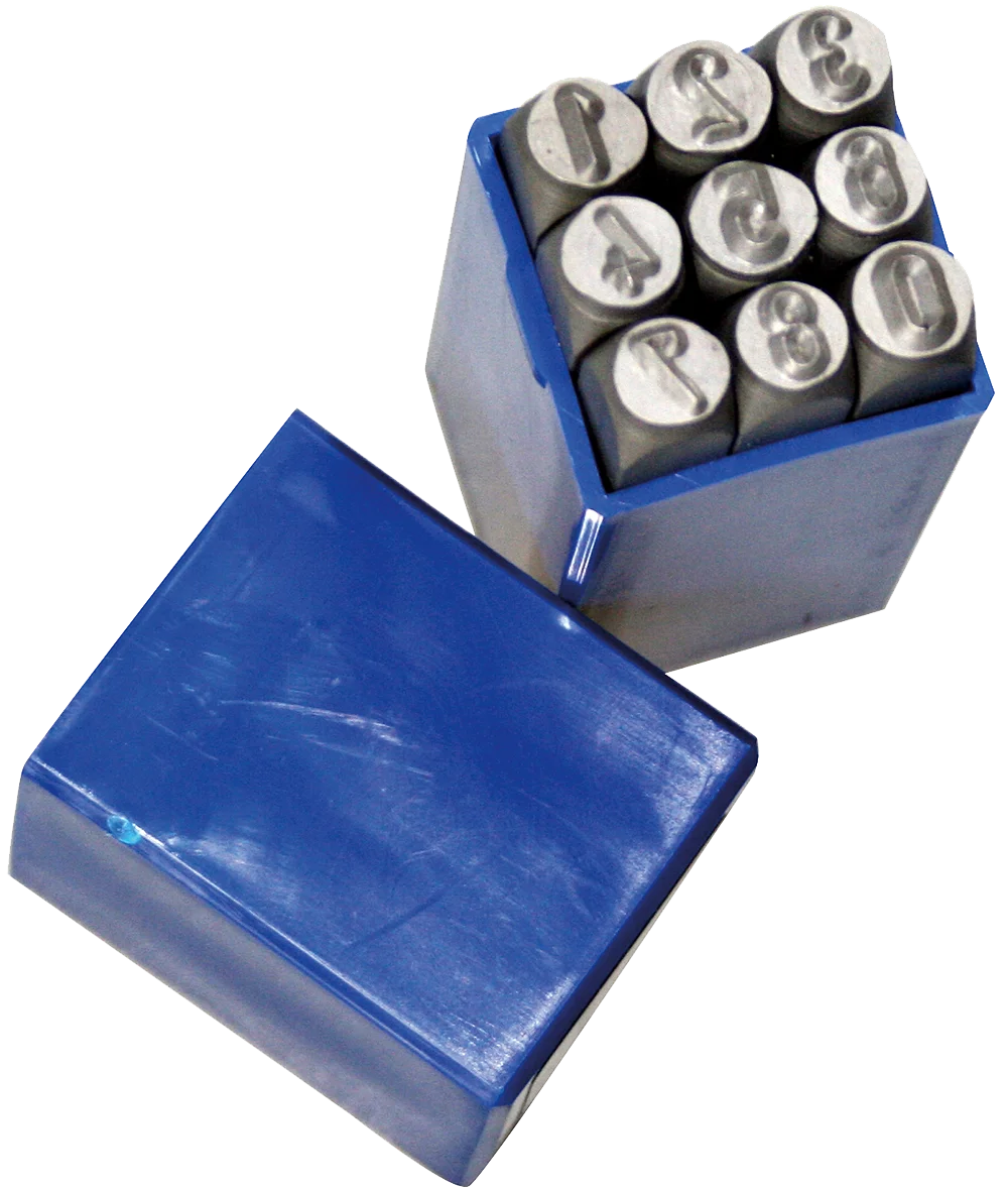 Набор цифровых клейм SW-STAHL 08903L 5 мм 9 предметов, фото №1