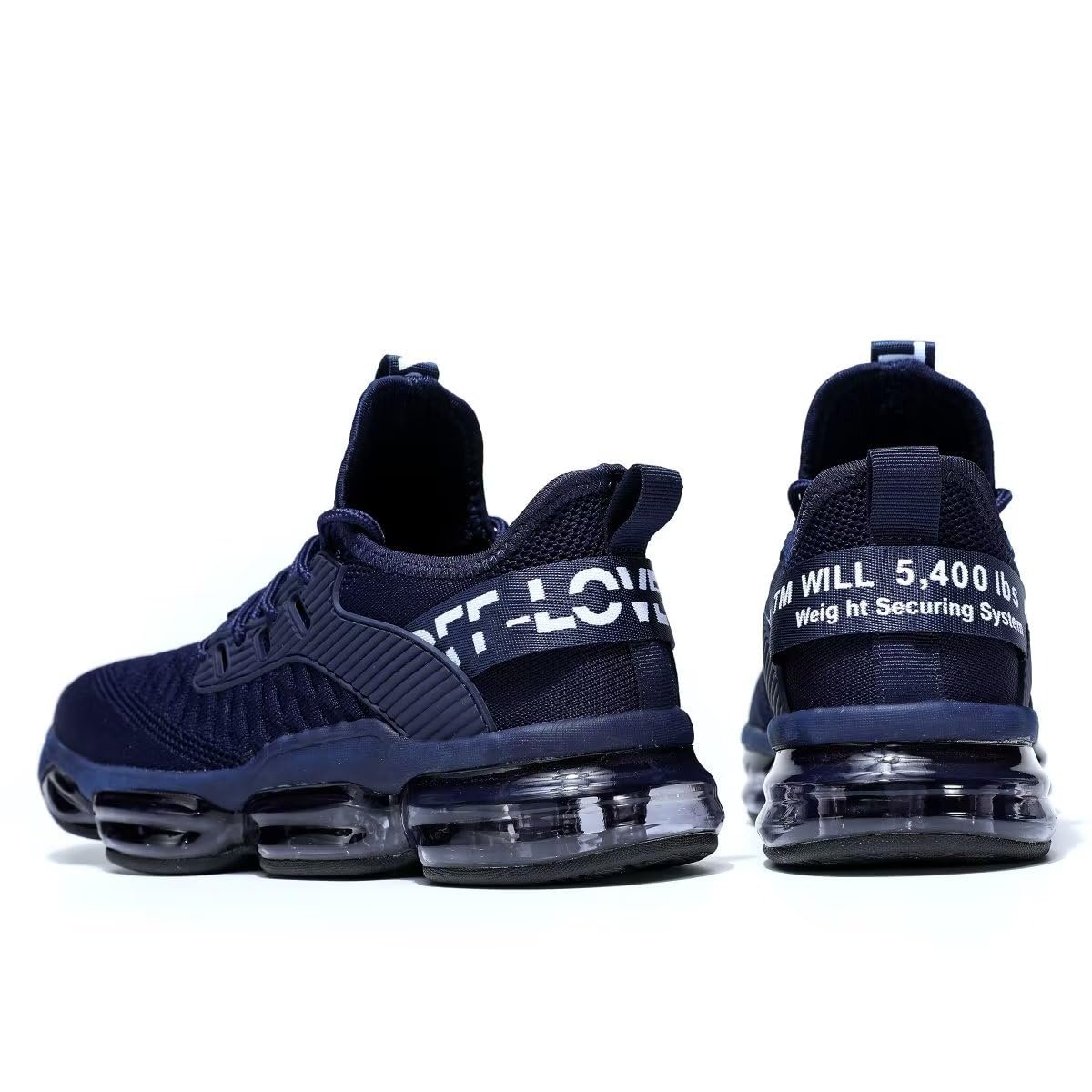 Черевики чоловічі з повітряною подушкою для бігу модні повсякденні дихаючі для ходьби тенісні спортивні, фото №5