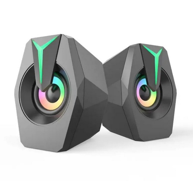 Колонки комп'ютерні MUSIC DJ K8 Mini 8867 c RGB підсветкою Black, фото №2 Колонки комп'ютерні MUSIC DJ K8 Mini 8867 c RGB підсветкою Black, фото №2