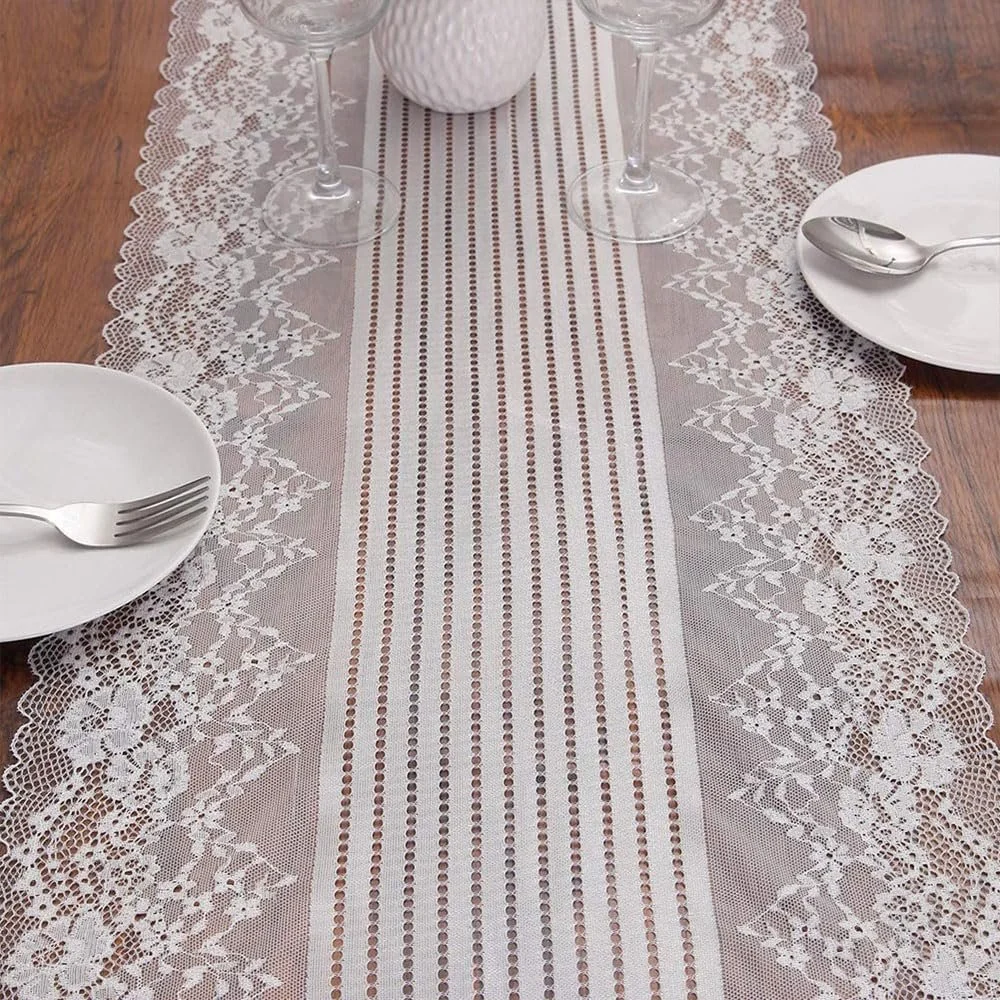 Доріжка на стіл Мереживна Macrame 38 см Натуральна тканина, фото №7 Доріжка на стіл Мереживна Macrame 38 см Натуральна тканина, фото №7