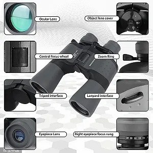 Бінокль Zoom 10-30x50 HD Професійний Водонепроникний FMC-BAK4 synthetic.ua - Фото 1