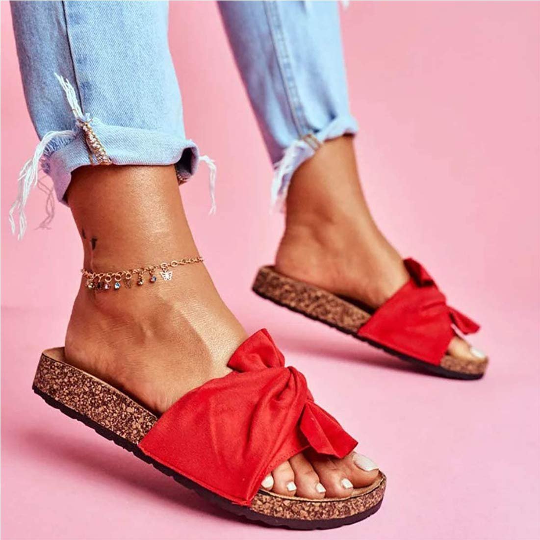 Пляжные Шлепанцы Женские в Богемном Стили Летние, фото №3