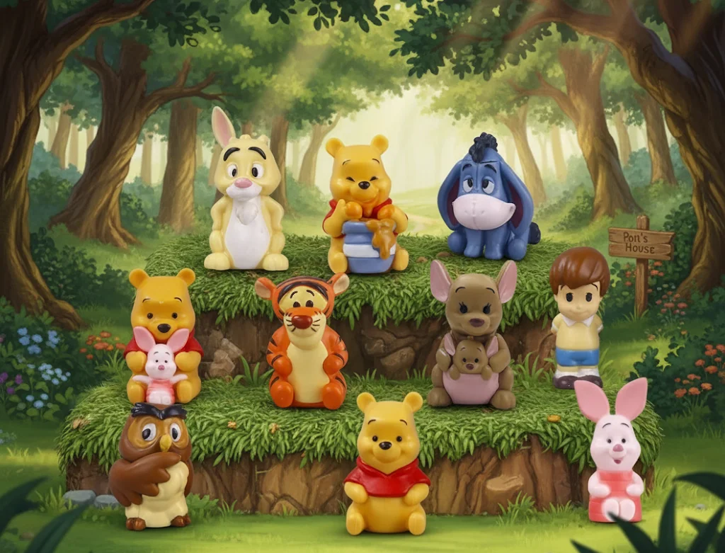 Фігурки Winnie the Pooh, 6 см, 10 шт, фото №3